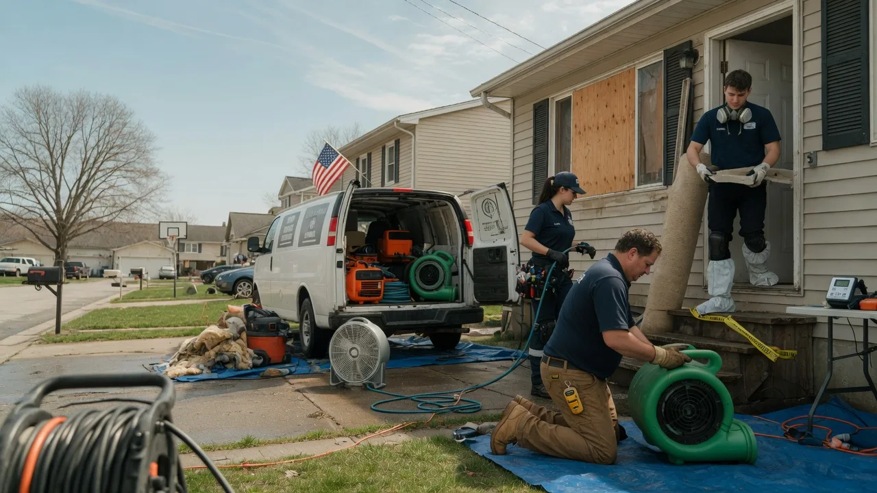 Water Damage Restoration in New Tripoli, PA near me